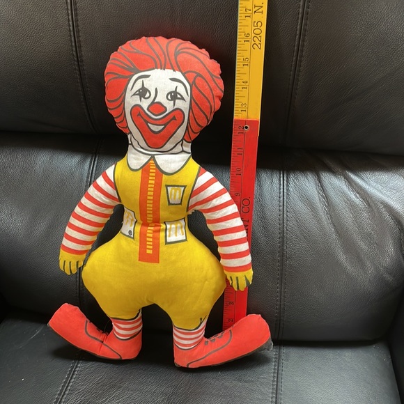 Vintage Ronald McDonald Clown Stuffed Plush - Picture 2 of 7